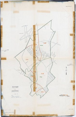 1950 Census Enumeration District Maps - Tennessee (TN) - Blount County - Alcoa - ED 5-24 to 31