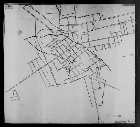 1940 Census Enumeration District Maps - Tennessee - Sumner County - Gallatin - ED 83-3, ED 83-4A, ED 83-4B, ED 83-4C