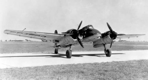 Captured Hs 129B at Freeman Field (front) 1946