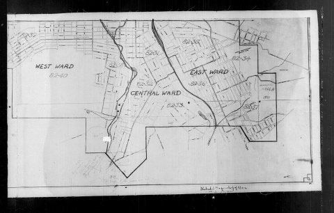 1940 Census Enumeration District Maps - Tennessee - Sullivan County - Bristol - ED 82-31 - ED 82-40
