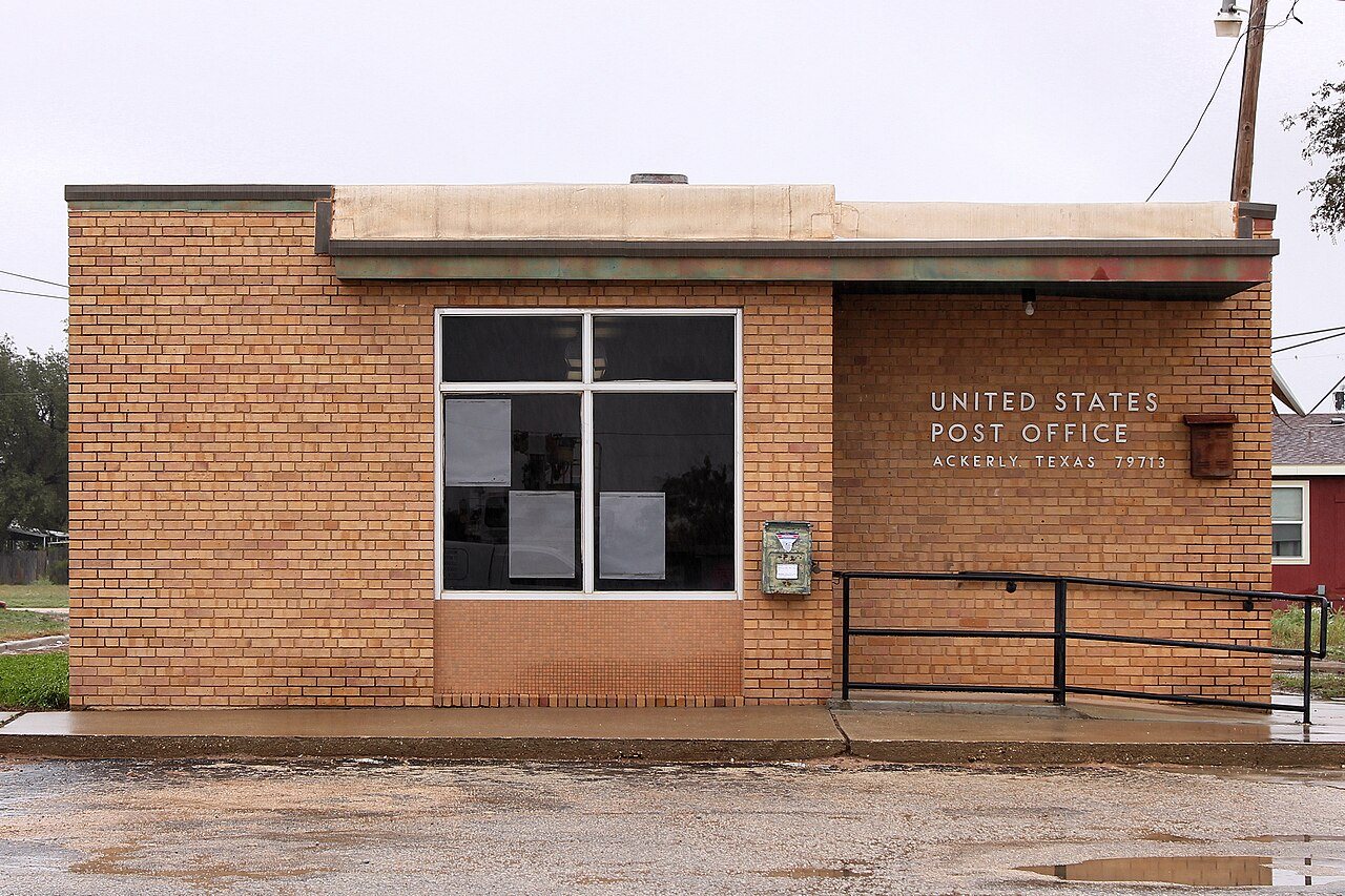 Ackerly Texas Post Office