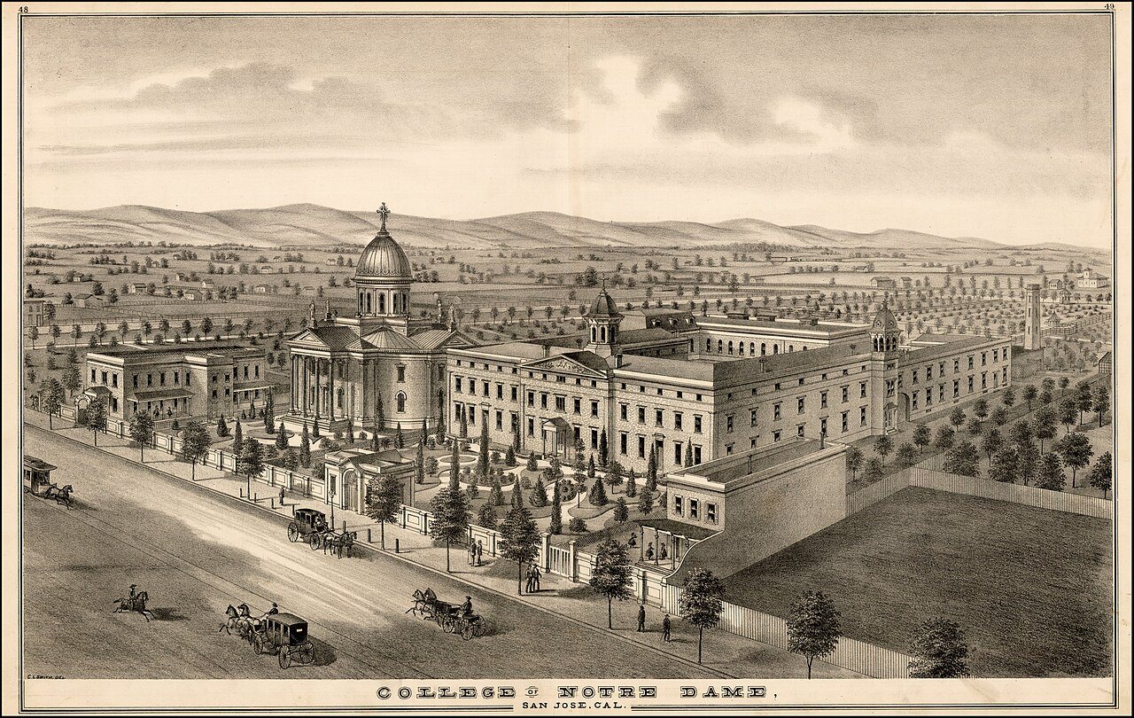 College of Notre Dame in San Jose Cal 1876