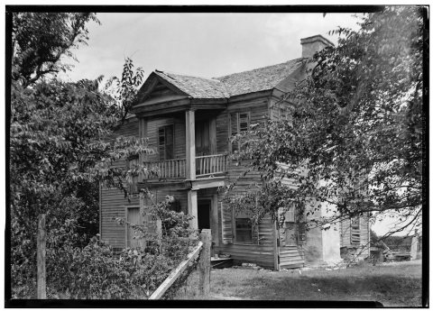 Historic American Buildings Survey, Harry L. Starnes, Photographer August 12, 1936 FRONT ELEVATION. - David C. Dickson …
