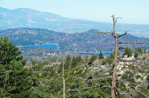 Lake Arrowhead from Arrow Bear, CA 4-16
