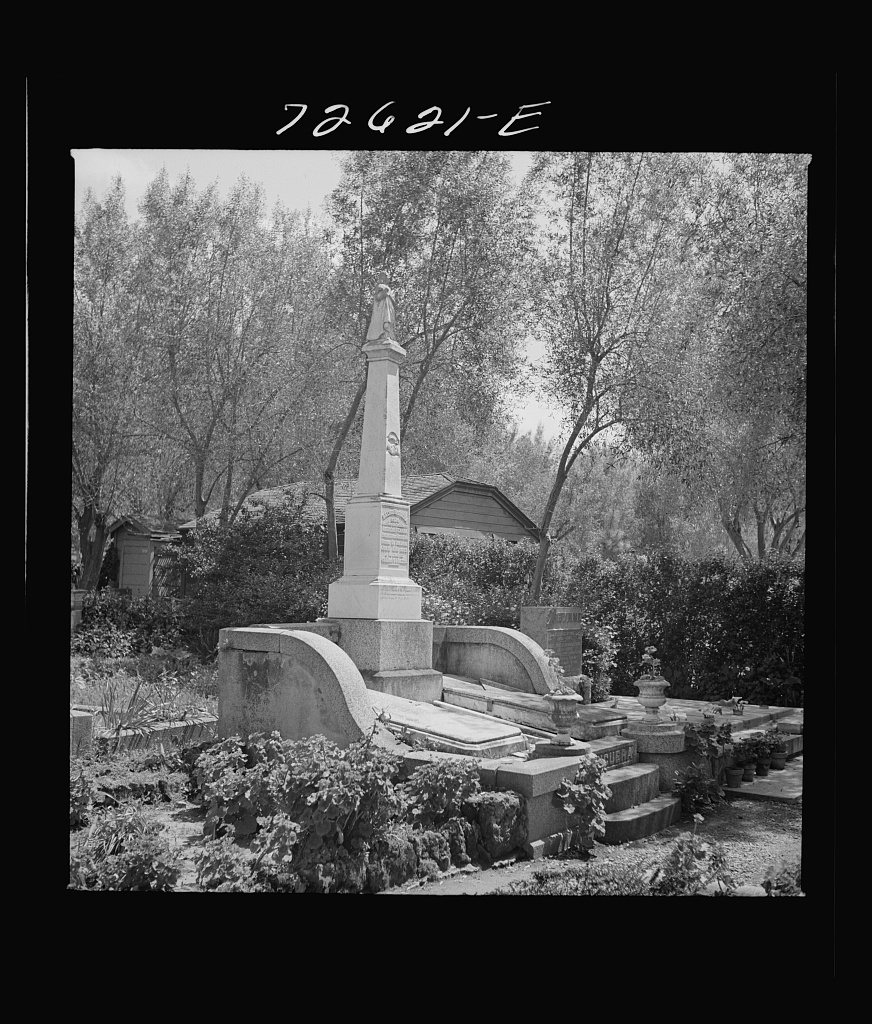 Mission San Jose, California. Tombstone of Portuguese family who were early settlers