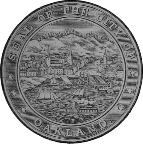 Seal of Oakland, California (1874)