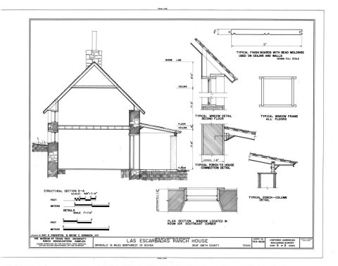 HABS TEX,59-BOVI.V,1- (sheet 5 of 5) - Las Escarbadas Ranch House, Tierra Blanca Draw