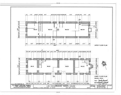 HABS TEX,59-BOVI.V,1- (sheet 2 of 5) - Las Escarbadas Ranch House, Tierra Blanca Draw