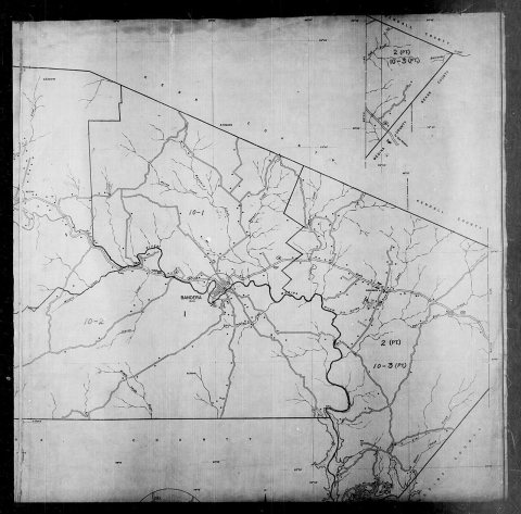 1940 Census Enumeration District Maps - Texas - Bandera County - ED 10-1, ED 10-2, ED 10-3, ED 10-4, ED 10-5