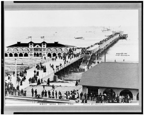 Long Beach pier