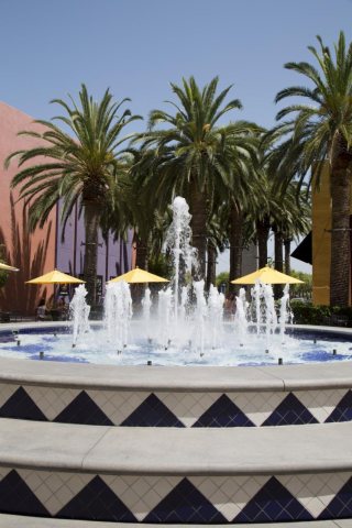 Fountain at shopping Center
