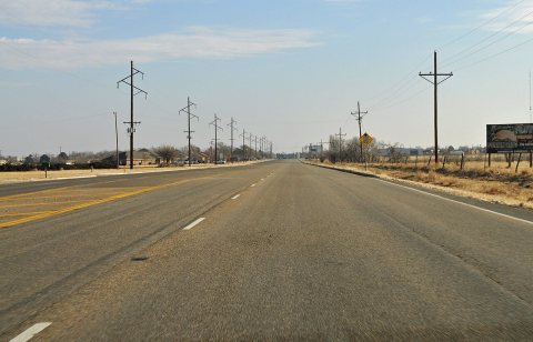 US highway 62 towards