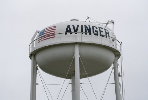 City of Avinger, Texas - Water Tower