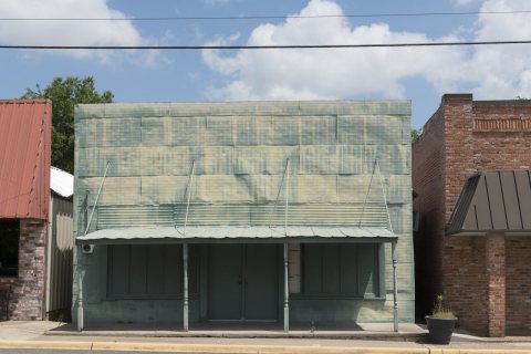 Downtown Emory, a town in Rains County in northeast Texas