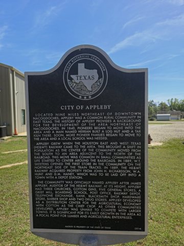 ApplebyTX-Historicalplaque