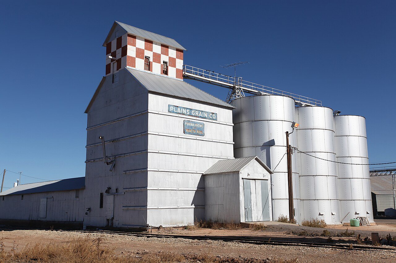 Abernathy Texas Plains Grain Elevator 2010