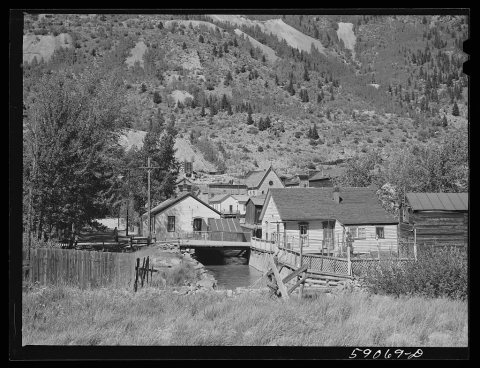 Silver Plume, Colorado. Ghost mining town