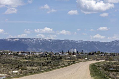 Approaching Walden, Colorado, via a Jackson County, Colorado, dirt road. Walden is the only the town in that northern-C…