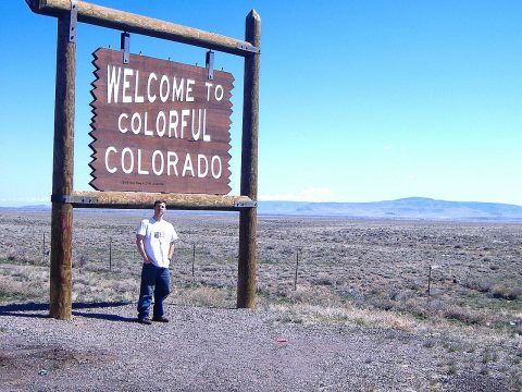 Me at the Colorado State Line