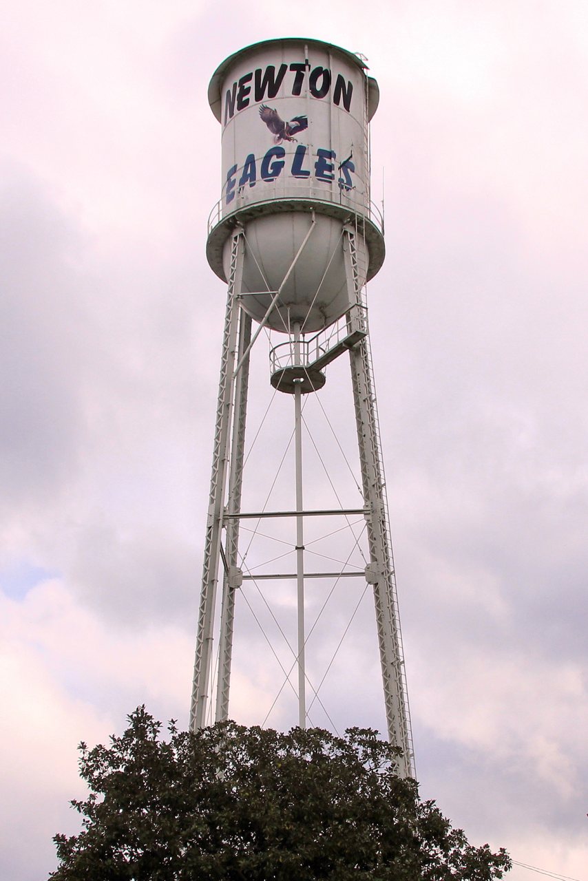 Water tower newton tx 2015