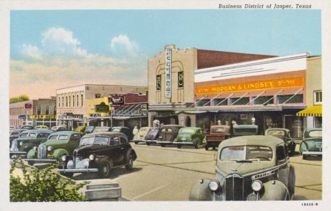 Jasper TX - Business District (NBY 430049)