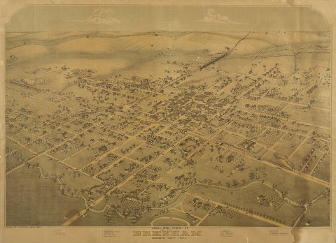 Old map-Brenham-1881