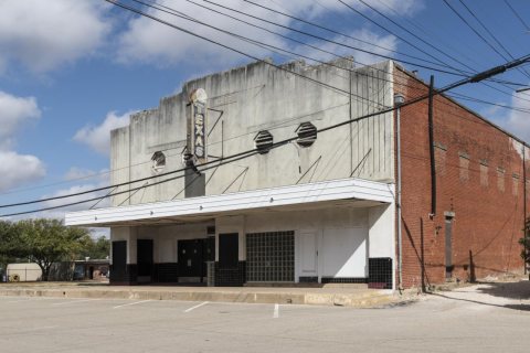 The long-closed (as of 2014) Texas Theatre