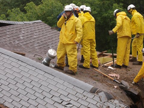 Nebraska Task Force 1 Conducts Search and Rescue Operations