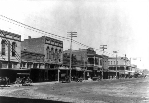 Main Street, Cleburne, TX, 1910s cph.3b18657