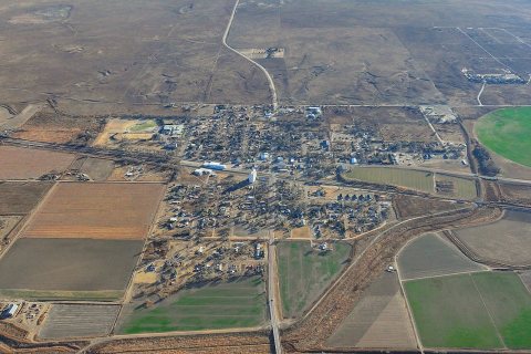 Aerial view of