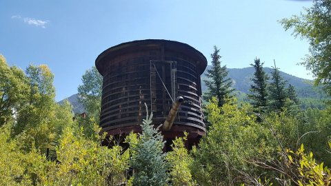 A Rio Grande Southern Water Tank At