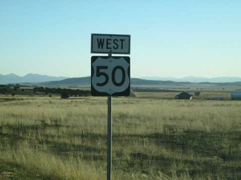US-50 Shield off of I-15 in