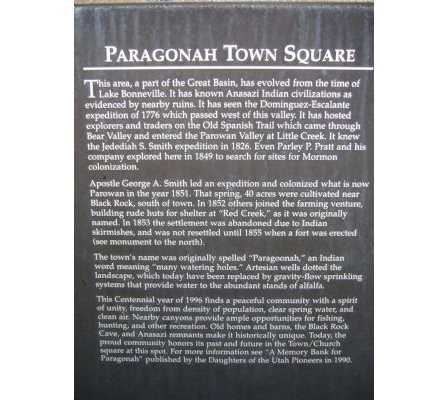Old Spanish Trail Placard