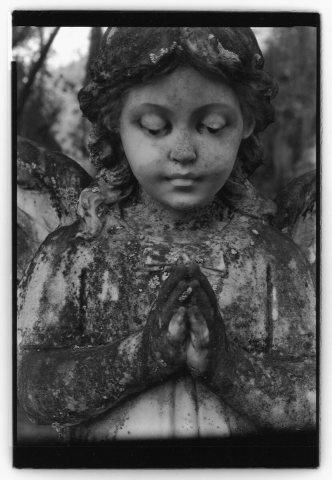 Sarah Will Harris statue Oak City Cemetery 1965