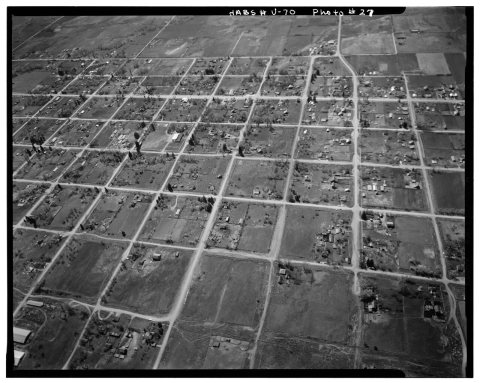 Historic American Buildings Survey, P. Kent Fairbanks, Photographer Spring, 1968 VIEW FROM EAST. - Spring City Area Stu…