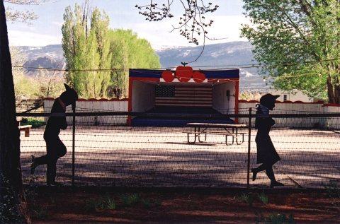 Scenic Byway 12 - The Big Apple Outdoor Dance Hall in