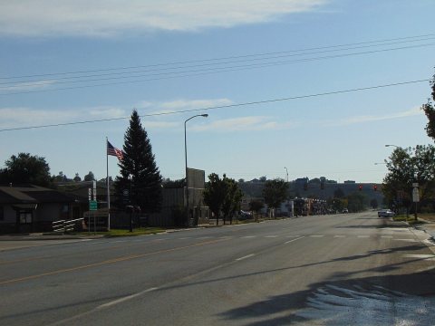 East at US 40 & US 191 junction, Duchesne, Utah Sep 17