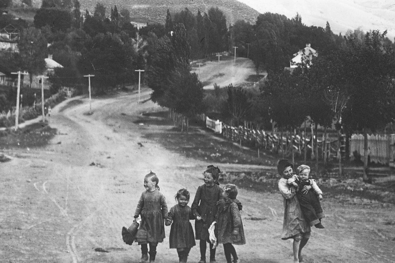 Kids in the street at