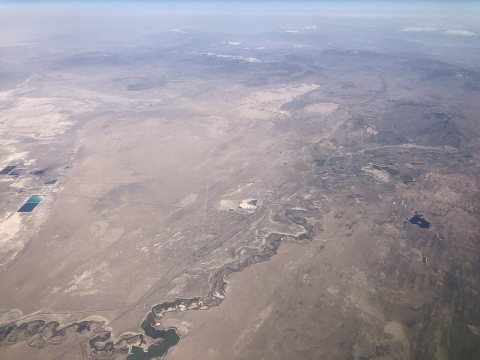 2022-03-24 19 10 10 UTC minus 6 View north and down from an airplane across northeastern Millard and eastern Juab count…