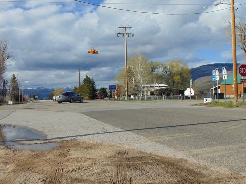 Northeast at the SR-32 & SR-35 junction in Francis, Utah, Apr 16
