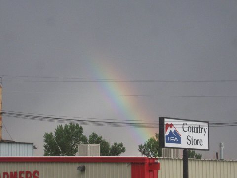 Rainbow over IFA DyeClan.com
