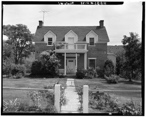 Historic American Buildings Survey, P. Kent Fairbanks, Photographer August, 1968 NORTHWEST (FRONT) ELEVATION. - William…