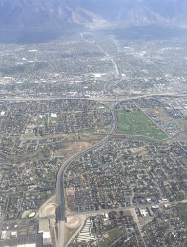 2015-11-03 10 12 51 View east from an airplane along the southern portion of Interstate 215 as it crosses the cities of…