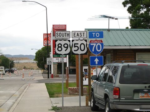 SB US-89-EB US-50 Shields in