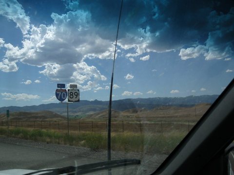 I-70-US-89 Overlap, WB-SB