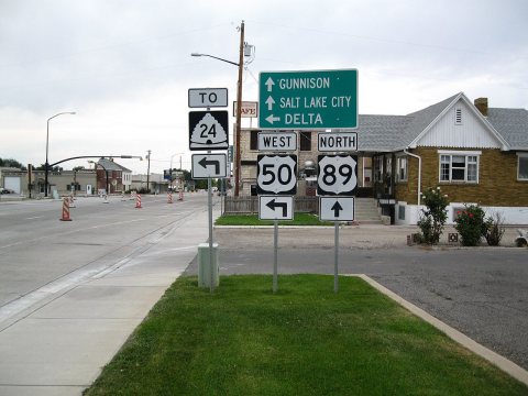 US-89-50 Split, UT-24 Junction