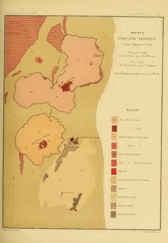 Plate 35 Map of a Volcanic District near