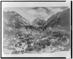 Aerial view of Ouray, Colorado