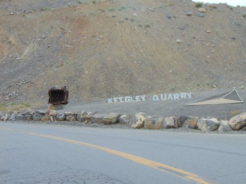 Keigley Quarry sign from SR-141, Genola, Utah, Jun 16