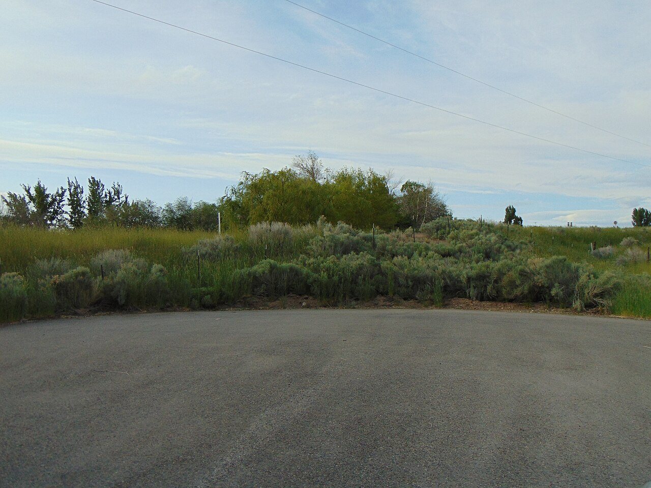 Dead end on S State Rd, Genola, Utah, May 16